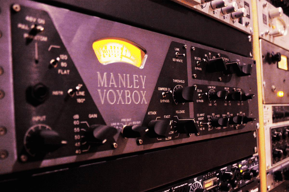 Manley Voxbox en studio